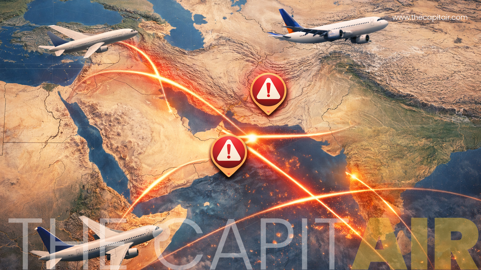 Aviation au Moyen‑Orient : perturbations majeures liées aux tensions géopolitiques