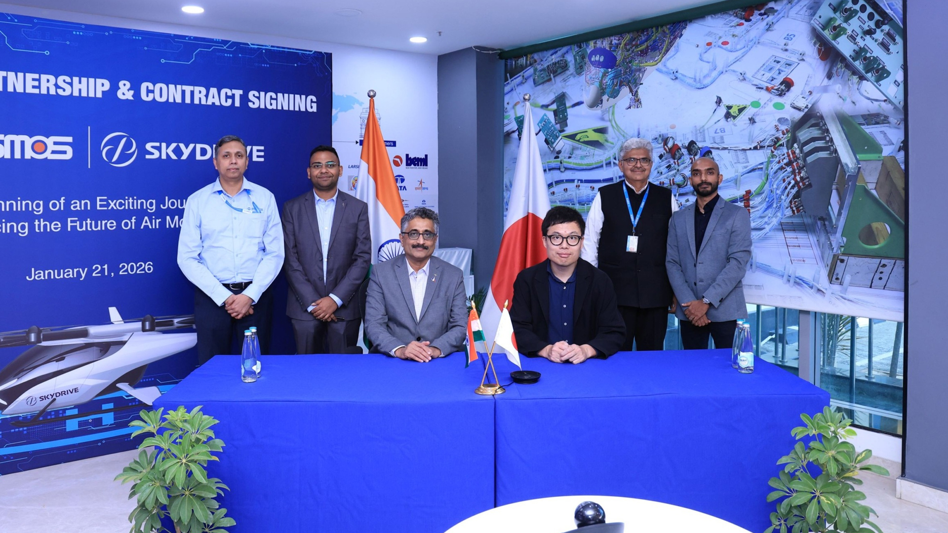 SkyDrive et SASMOS joignent leurs forces pour concevoir le système électrique du futur eVTOL SD‑05