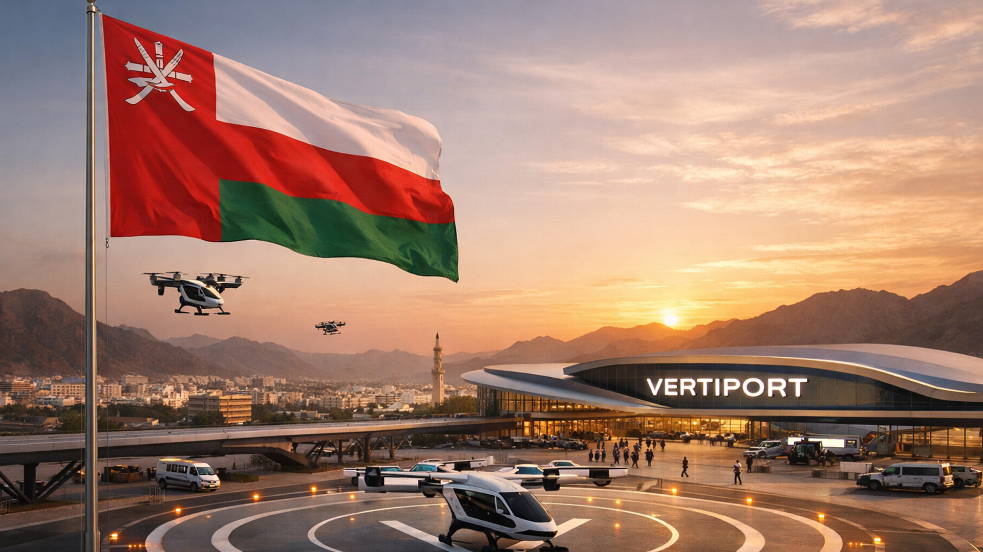 Oman signe un pacte stratégique pour faire avancer l’infrastructure des vertiports